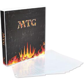 UniKeep Card Storage Case for Magic The Gathering Game with 20 Playing Card Pages - Holds up to 360 MTG Cards (Dice) in Kuwait