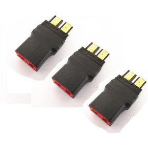 WST بدون أسلاك موصل T-Plug Deans أنثى إلى محول تحويل ذكر تراكساس لبطارية RC LiPo NiHM × 3 قطع in Kuwait