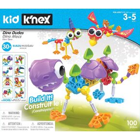Kid K'NEX Dino Dudes Building Set - Ages 3+ - Preschool Creative Toy, 100 pieces in Saudi Arabia