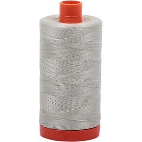 Aurifil Mako Cotton Thread Solid 50wt 1422yds Light Grey Green