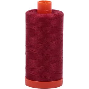 Aurifil Mako Cotton Thread Solid 50wt 1422yds Burgundy