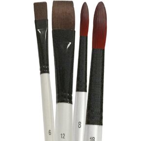 Synthetic Long Handle 4-Brush Set in Kuwait
