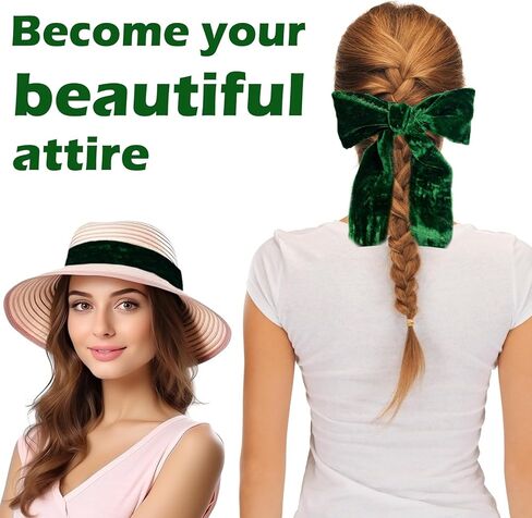 شريط مخملي أخضر 2 لفة 2 ياردة × 2 بوصة شريط مخملي متوتر لعيد الميلاد لتغليف الهدايا، شريط مخملي عتيق لتزيين إكليل شجرة عيد الميلاد، باقة زهور، مقطع فيونكة شعر، حرفة يدوية (أخضر) in Kuwait