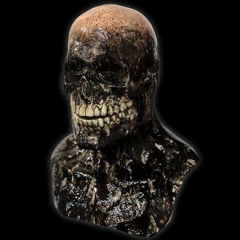 Stobbod Horror Skeleton Mask Scary Realistic Skull Mask Halloween Cosplay Props Creepy Masquerade Party Costume Accessories in Kuwait