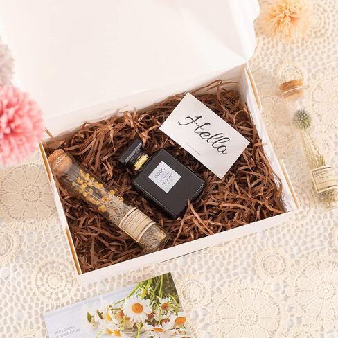 12 علبة هدايا من ولوساكسي مقاس 9.5 × 6.6 × 4 انش (لون ابيض) in Kuwait