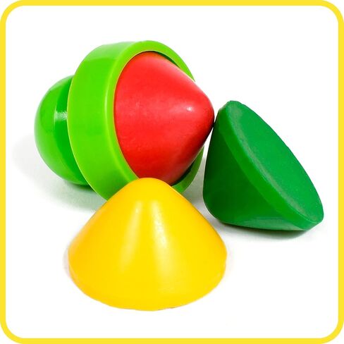 READY 2 LEARN Easy Grip Crayons Refills - 6 Colors - Ages 18m+ - Non-Toxic Toddler Crayons - Handles Sold Separately in Saudi Arabia