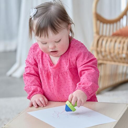 READY 2 LEARN Easy Grip Crayons Refills - 6 Colors - Ages 18m+ - Non-Toxic Toddler Crayons - Handles Sold Separately in Saudi Arabia