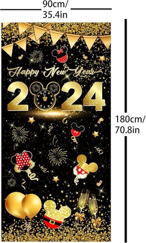 Happy new year decorations door banners in Kuwait