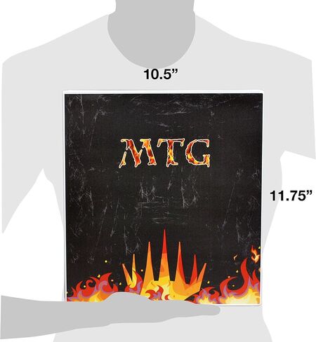 حافظة بطاقات UniKeep للعبة Magic The Gathering مع 25 صفحة من بطاقات اللعب - تحمل ما يصل إلى 450 بطاقة MTG (النرد) in Kuwait