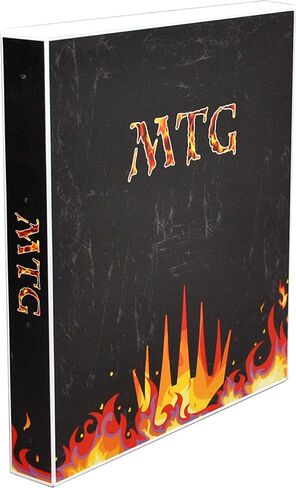 حافظة بطاقات UniKeep للعبة Magic The Gathering مع 25 صفحة من بطاقات اللعب - تحمل ما يصل إلى 450 بطاقة MTG (النرد) in Kuwait