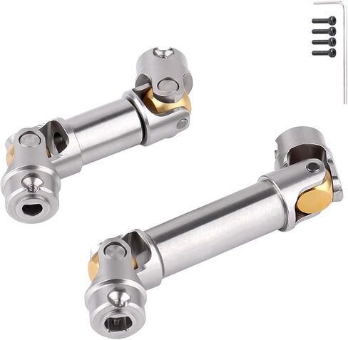 Hobbypark Drive Shafts Steel Metal for TRX4M 1/18 RC Crawler Upgrades Front Rear Center Shaft 2 Pieces in Saudi Arabia