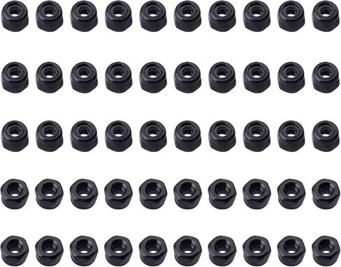 Hobbyfire 50Pcs M2 Lock Nuts for SCX24 Wheels JLU AXI00002 C10 AXI00001 Bronco C10 AXI00001 AXI00005 Gladiator AXI00006 AXI90081 Axial 1/24 RC Crawler Car in Kuwait