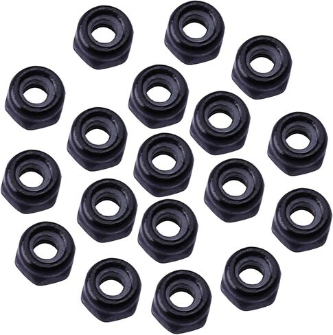 Hobbyfire 50Pcs M2 Lock Nuts for SCX24 Wheels JLU AXI00002 C10 AXI00001 Bronco C10 AXI00001 AXI00005 Gladiator AXI00006 AXI90081 Axial 1/24 RC Crawler Car in Kuwait