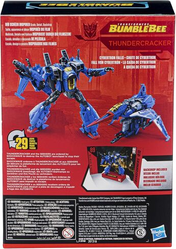 Transformers Toys Studio Series 89 Voyager Class Bumblebee Thundercracker Action Figure - Ages 8 and Up, 6.5-inch in Saudi Arabia