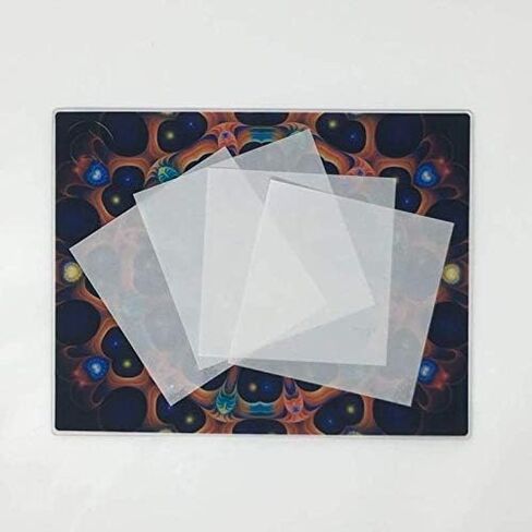 1,000 Sheets Non-Stick PRECUT Silicone Release Paper 4.5"x 4.5" in Saudi Arabia