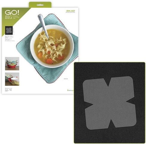 اكيو كويلت GO! Big Bowl Cozy - Bowl Cozy Template, Bowl Huggers, Bowl Huggers - قالب نمط مريح للوعاء, مستلزمات اللحف, اكيو كويلت Go Dies, أنماط اللحف, قوالب اللحف, قوالب لحف اللحف in Kuwait