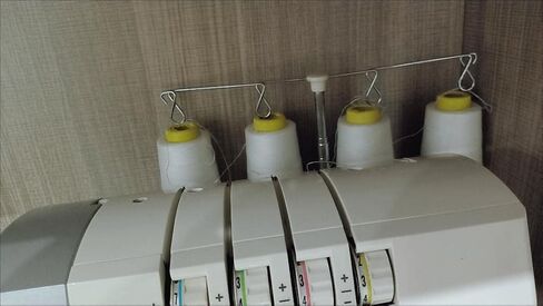 Othmro Polyester Sewing Thread 40S Serger Machine Thread 8000 Yards Each Spools Embroidery Thread Connecting Serger Thread for DIY Sewing Machine and Hand Repair Works White in Saudi Arabia