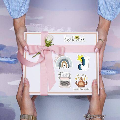 Cute Water Bottle Stickers 50PCS Aesthetic Kawaii Stickers VSCO Girl Waterproof Stickers for Laptop Car Phone Hydro Flask Trendy Stickers for Adults Teens in Kuwait