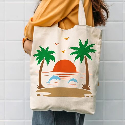 BENECREAT 12x12" Beach Vacation Painting Stencils, Coconut Tree Beach Umbrella Template Stencils for Wood Wall Painting and Scrapbooking in Saudi Arabia