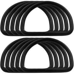 BIKICOCO Metal D-Rings Buckle, 2 Inch Non-Welded for Webbing Sewing DIY - Bronze - Pack of 10