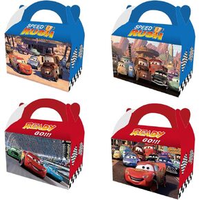 16 Pcs Cars Party Favor Boxes, Cars Goodies Boxes Treat Boxes for Baby Shower Kids Boys Girls, Cars Birthday Party Decorations Cars Supplies Candy Gift Boxes in Saudi Arabia