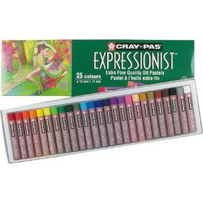 SAKURA Cray-Pas Expressionist Oil Pastel Set - Soft Oil Pastels for Artists - 25 Colors in Kuwait