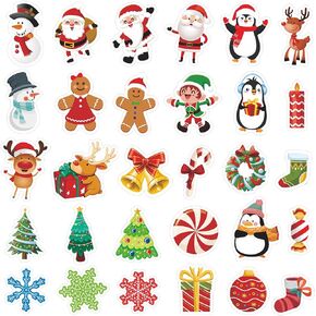 Lucleag 400PCS Snowman Stickers for Kids, Assorted Christmas Winter Snowman Stickers for Crafts, Snowmans Stickers for Christmas Winter Envelope Seals Teachers Classroom Party Favor