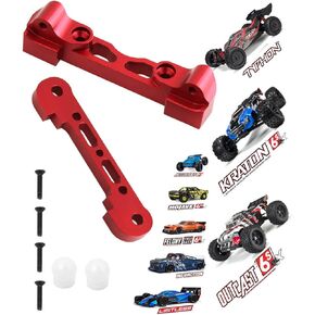 جزء ترقيات لتعليق الذراع الأمامي السفلي من الألومنيوم لـ Arrma 6S 1/8 Typhon Kraton Notorious 6S، Felony Infraction V2 Limitless Mojave Tailon 6S BLX، ARRCat RC Hops Up Upgrades، أزرق داكن