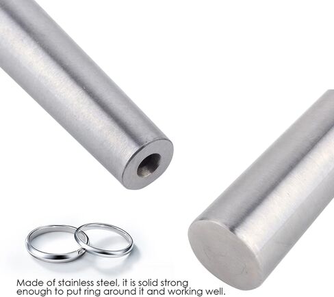 2 Sizes Stainless Steel Ring Enlarger Stick Mandrel Sizer Shaping Forming Tool for Jewelry Making and Ring Forming Jewellery Craft Tool, Stick Ring Enlarger Mandrel Ring Size Enlarger in Saudi Arabia