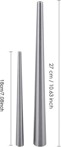 2 Sizes Stainless Steel Ring Enlarger Stick Mandrel Sizer Shaping Forming Tool for Jewelry Making and Ring Forming Jewellery Craft Tool, Stick Ring Enlarger Mandrel Ring Size Enlarger in Saudi Arabia