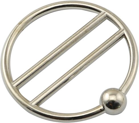 JCBIZ 4PCS Round Circle Scarf Ring Scarves Waist Buckle Silk Clasp Clips Clothing Ring Wrap Holder Fashion Decorative Accessories for Neckerchief T-Shirt Shawl in Saudi Arabia
