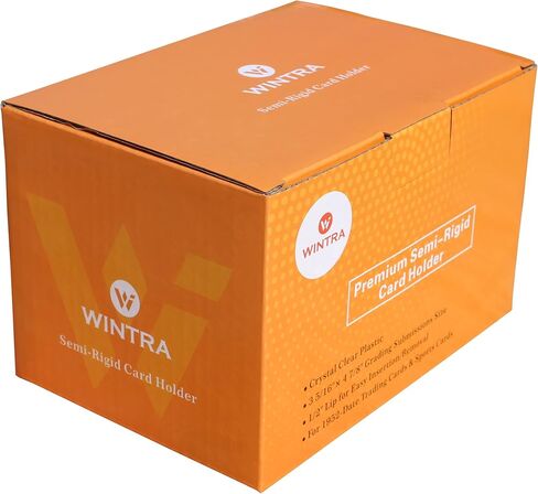 50 count Semi-Rigid Card Holder with 100 Penny Card Sleeves, Quality Card Submission Card sleeves Protectors in Kuwait