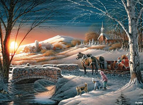 Buffalo Games - Terry Redlin - Almost Home - 1000 Piece Jigsaw Puzzle for Adults Challenging Puzzle Perfect for Game Nights - 1000 Piece Finished Size is 26.75 x 19.75 in Saudi Arabia