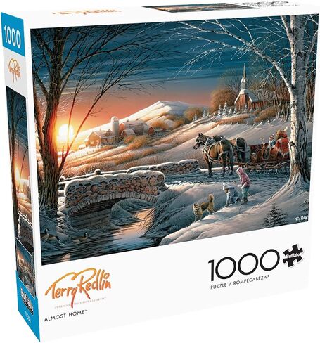 Buffalo Games - Terry Redlin - Almost Home - 1000 Piece Jigsaw Puzzle for Adults Challenging Puzzle Perfect for Game Nights - 1000 Piece Finished Size is 26.75 x 19.75 in Saudi Arabia