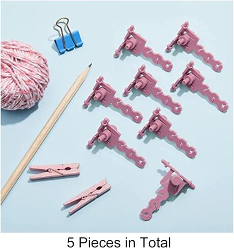 شدادات آلة الحياكة الوردية، شداد بديل لآلة الحياكة، ملحقات الحياكة، محول الشد متوافق مع Sentro 22 32 40 48 إبر الحياكة in Kuwait