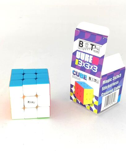 Magic Cube 3x3x3 Stickerless Colored Cube, Ref. No. BOT-TO-0002 in Saudi Arabia