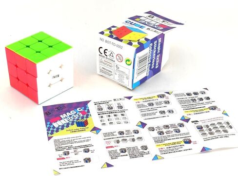 Magic Cube 3x3x3 Stickerless Colored Cube, Ref. No. BOT-TO-0002 in Saudi Arabia