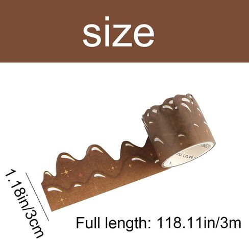 اشي الشريط 30 مللي متر * 3m سجل القصاصات الشريط متعدد الوظائف مخطط الشريط للمجلات اليومية المخططين سكرابوكينغ التفاف in Kuwait