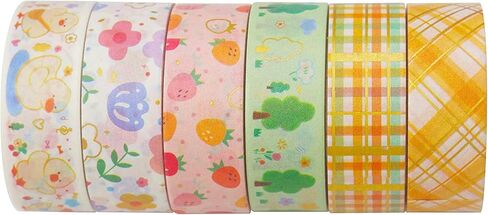 YUBX Washi Tape شريط لاصق ورقي زخرفي لحرف القصاصات DIY (بطة صغيرة) in Kuwait