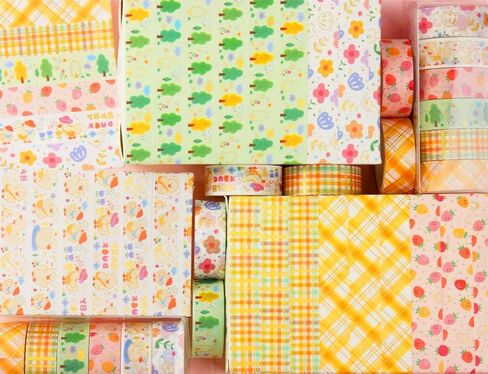 YUBX Washi Tape شريط لاصق ورقي زخرفي لحرف القصاصات DIY (بطة صغيرة) in Kuwait