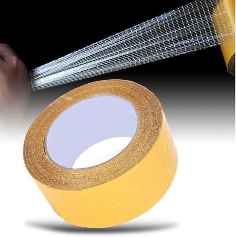 JADPES xianshi 65.6ft Easy to Operate Strong Double-Sided Mesh Tape, Self Adhesive Tape, Daily Life for Beginner Professional Craft Man Family DIY Leather Craft Leather(50MM*20m) in Saudi Arabia