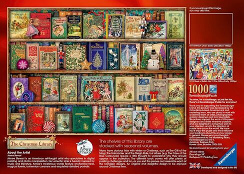 Ravensburger The Christmas Library, 1000pc Jigsaw Puzzle in Saudi Arabia