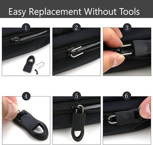 16Pcs Backpack Luggage Zipper Pull Replacement in Kuwait