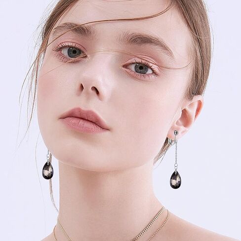 10pcs Hypoallergenic Stainless Steel Earring Hooks Screw Earring Clip Converters with Beaded Chains Pinch Clasps and 20pcs Clear Earring Backs for DIY Jewelry Making Findings in Kuwait