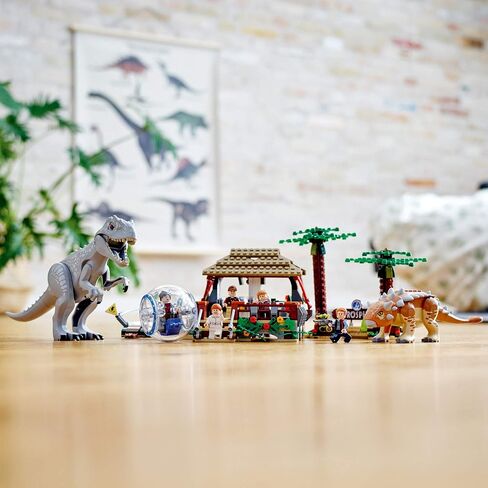 LEGO Jurassic World Indominus rex vs. Ankylosaurus 75941 Awesome Dinosaur Building Toy for Kids, Featuring Jurassic World Character Minifigures for Hours of Creative Fun (537 Pieces) in Saudi Arabia