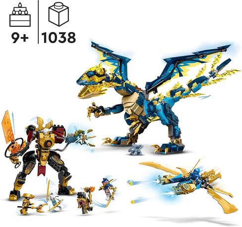 ليغو® NINJAGO®‎ التنين الأساسي ضد آلي الإمبراطورة 71796 مجموعة لعبة بناء (1038 قطعة) in Saudi Arabia