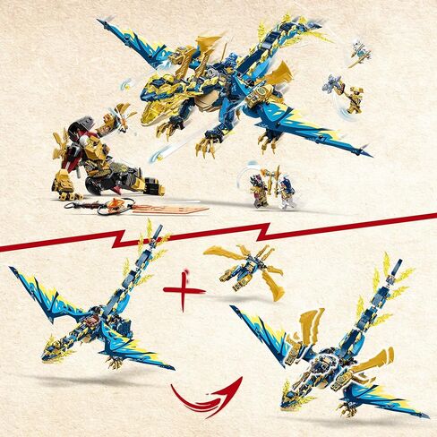 ليغو® NINJAGO®‎ التنين الأساسي ضد آلي الإمبراطورة 71796 مجموعة لعبة بناء (1038 قطعة) in Saudi Arabia