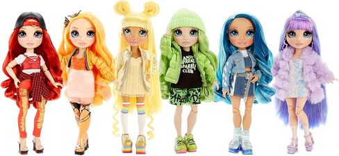 Rainbow Surprise Rainbow High Sunny Madison - Yellow Clothes Fashion Doll with 2 Complete Mix & Match Outfits and Accessories, Toys for Kids 6 to 12 Years Old in Saudi Arabia