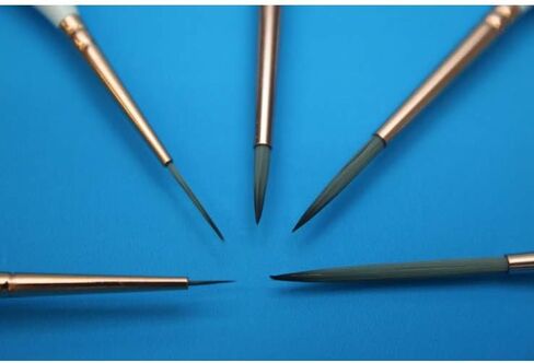 Mont Marte Liner Brush Set for Painting, 5 Piece Detailed Art Brushes with Wood Handle in Saudi Arabia