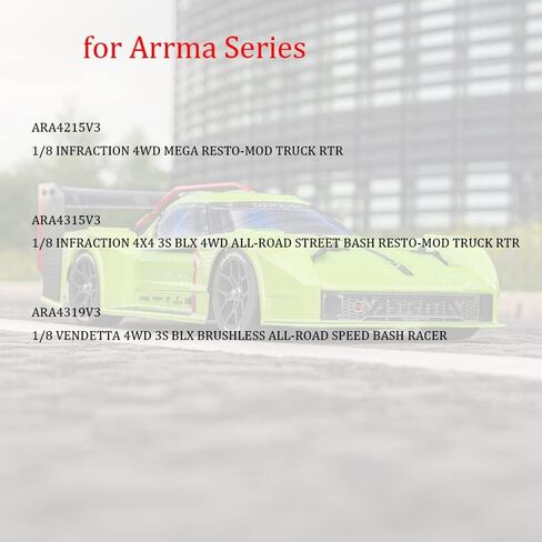 Alloy ARA330683 Front Suspension Arms for Arrma 1/8 Infraction Mega 570 Rear Suspension Arm Vendetta 3S BLX ARA330684 RC Upgrade Part in Kuwait